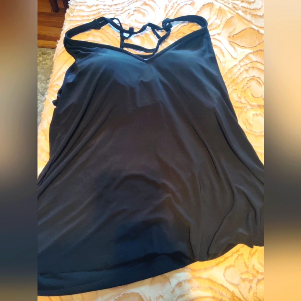 Black Strappy Tank Top